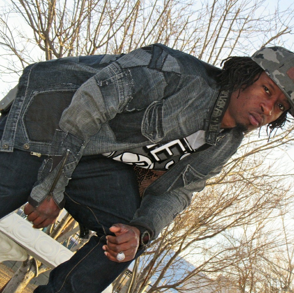 Denim Upcycled Jacket / SOLD - Picture 3 of 3